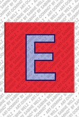 MAGNET-STORIES Lettre E - Aimant avec la lettre E
