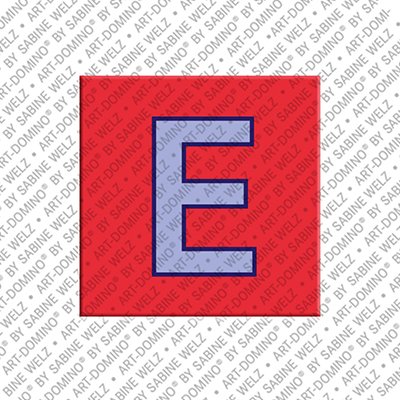 MAGNET-STORIES Letter E - Magnet with the letter E