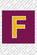 MAGNET-STORIES Letter F - Magnet with the letter F