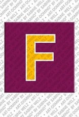 MAGNET-STORIES Lettre F - Aimant avec la lettre F