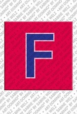 MAGNET-STORIES Lettre F - Aimant avec la lettre F