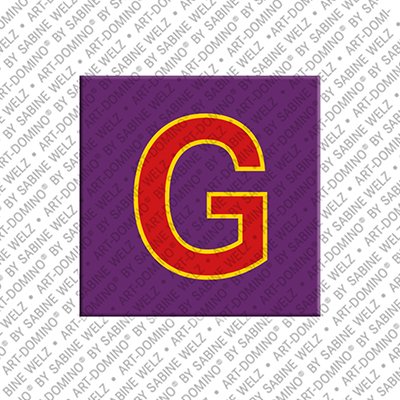 MAGNET-STORIES Lettre G - Aimant avec la lettre G