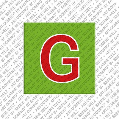 MAGNET-STORIES Letter G - Magnet with the letter G