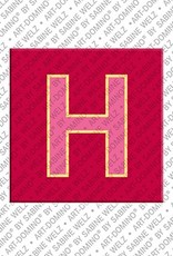 MAGNET-STORIES Letter H - Magnet with the letter H