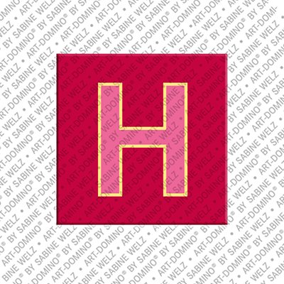 MAGNET-STORIES Letter H - Magnet with the letter H