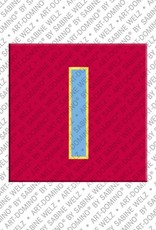 MAGNET-STORIES Lettre I - Aimant avec la lettre I