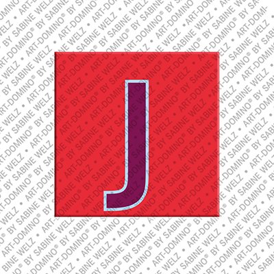 MAGNET-STORIES Buchstabe J - Magnet mit dem Buchstaben J