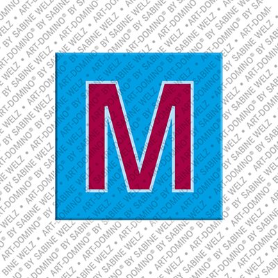 MAGNET-STORIES Lettre M - Aimant avec la lettre M