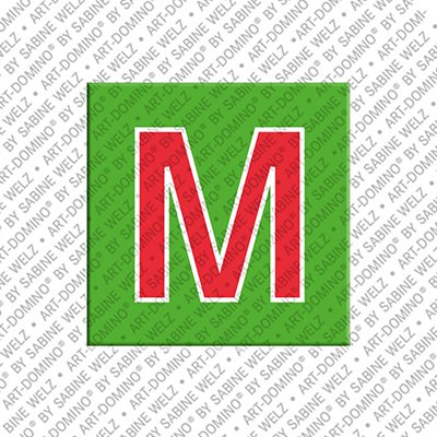 MAGNET-STORIES Lettre M - Aimant avec la lettre M