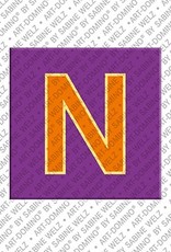 MAGNET-STORIES Letter N - Magnet with the letter N