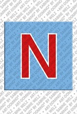 MAGNET-STORIES Letter N - Magnet with the letter N