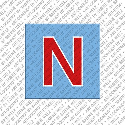 MAGNET-STORIES Letter N - Magnet with the letter N