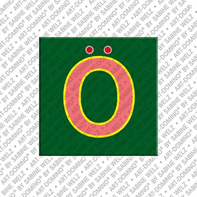 MAGNET-STORIES Lettre Ö - Aimant avec la lettre Ö