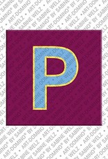 MAGNET-STORIES Lettre P - Aimant avec la lettre P