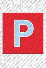 MAGNET-STORIES Letter P - Magnet with the letter P