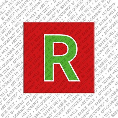 MAGNET-STORIES Letter R - Magnet with the letter R