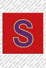 MAGNET-STORIES Lettre S - Aimant avec la lettre S