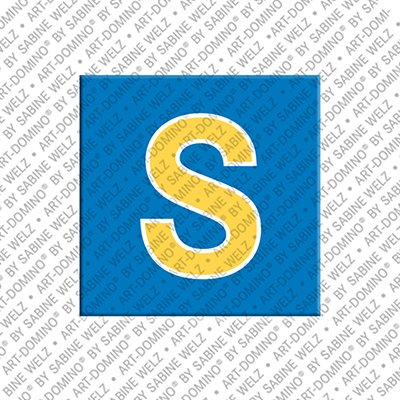 MAGNET-STORIES Buchstabe S - Magnet mit dem Buchstaben S