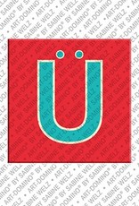 MAGNET-STORIES Lettre Ü - Aimant avec la lettre Ü