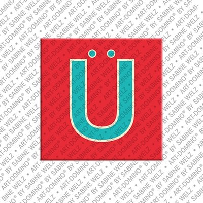 Magnets With Letters Letter Magnet U Art Domino Cities In Pop Art By Sabine Welz