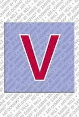 MAGNET-STORIES Letter V - Magnet with the letter V