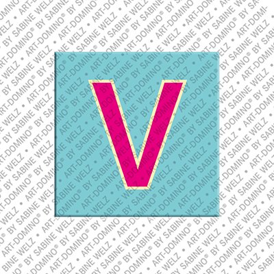 MAGNET-STORIES Buchstabe V - Magnet mit dem Buchstaben V