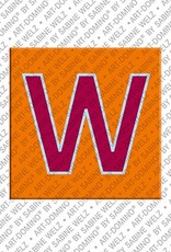 MAGNET-STORIES Lettre W - Aimant avec la lettre W