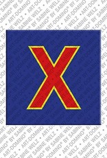 MAGNET-STORIES Lettre X - Aimant avec la lettre X