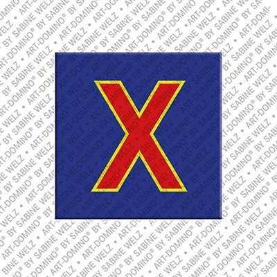 MAGNET-STORIES Lettre X - Aimant avec la lettre X