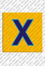 MAGNET-STORIES Letter X - Magnet with the letter X
