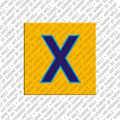 MAGNET-STORIES Lettre X - Aimant avec la lettre X