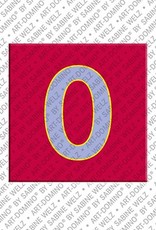 MAGNET-STORIES Number 0 - magnet with the number 0