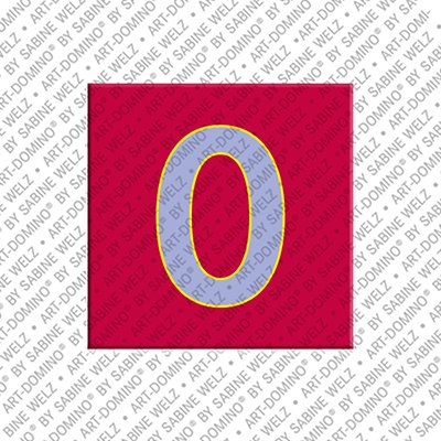 MAGNET-STORIES Zahl 0 - Magnet mit der Zahl 0