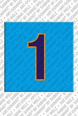 MAGNET-STORIES Numéro 1 - aimant avec le nombre 1