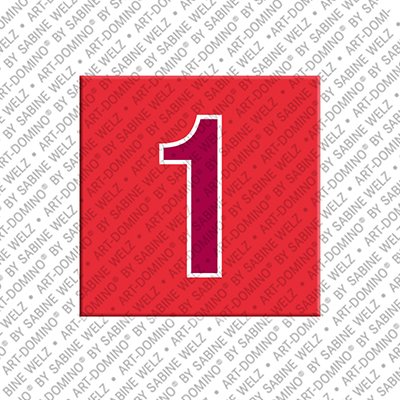 MAGNET-STORIES Number 1 - magnet with the number 1