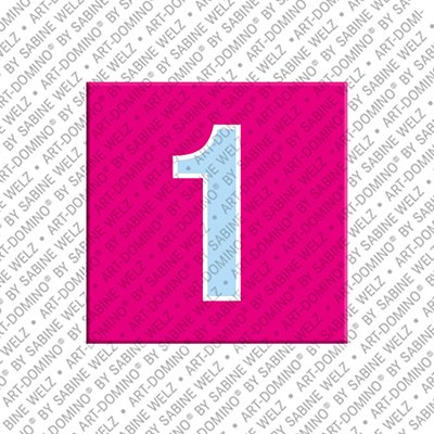 MAGNET-STORIES Number 1 - magnet with the number 1