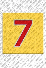 MAGNET-STORIES Numéro 7 - aimant avec le nombre 7