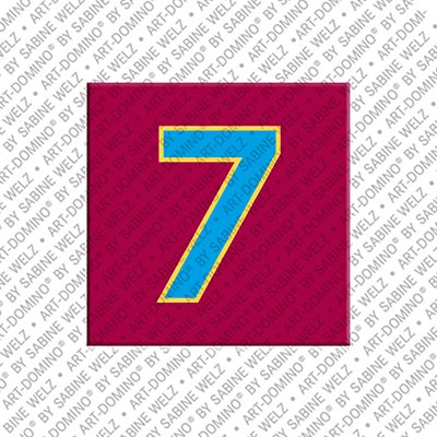 MAGNET-STORIES Zahl 7 - Magnet mit der Zahl 7