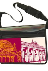 ART-DOMINO® BY SABINE WELZ CITY BAG - Unique - Number 460 with Berlin motif