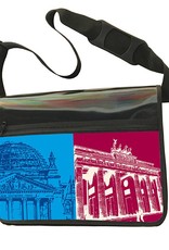 ART-DOMINO® BY SABINE WELZ CITY-BAG - Unique - numéro 464 avec des motifs de Berlin