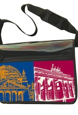 ART-DOMINO® BY SABINE WELZ CITY BAG - Unique - Number 465 with Berlin motif