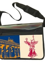 ART-DOMINO® BY SABINE WELZ CITY BAG - Unique - Number 476 with Berlin motif