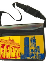 ART-DOMINO® BY SABINE WELZ CITY BAG - Unique - Number 580 with Berlin motif