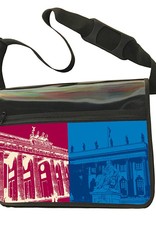 ART-DOMINO® BY SABINE WELZ CITY BAG - Unique - Number 583 with Berlin motif