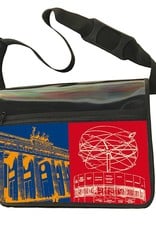 ART-DOMINO® BY SABINE WELZ CITY-BAG - Unique - numéro 585 avec des motifs de Berlin