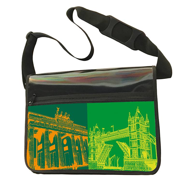 MAGNET-STORIES CITY-BAG - Unikat - Nummer 415 mit Berlin-London-Motiven