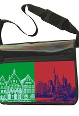 ART-DOMINO® BY SABINE WELZ CITY BAG - Unique - Number 570 with  Frankfurt motifs