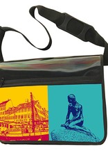 ART-DOMINO® BY SABINE WELZ CITY BAG - Unique - Number 572 with  Copenhagen motifs