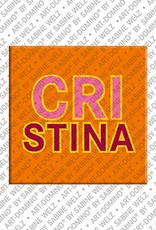 MAGNET-STORIES Cristina - Magnet mit dem Vornamen Cristina