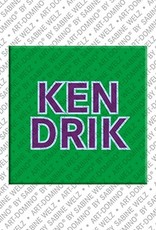 ART-DOMINO® BY SABINE WELZ Kendrik - Magnet with the name Kendrik